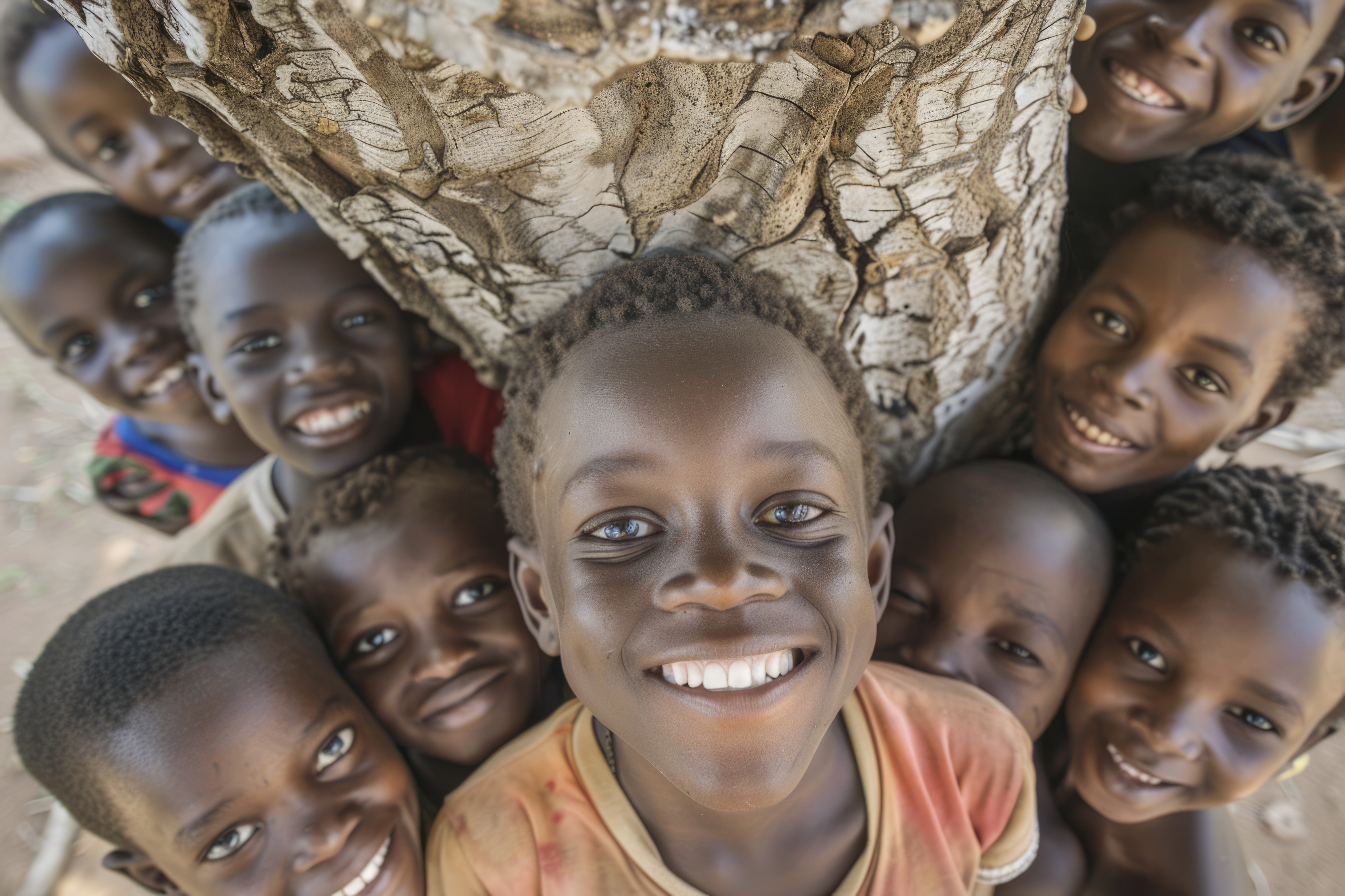 African children and families receiving support